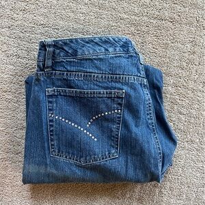 Iconic Liz Clairborne Y2K Bedazzled Bootcut Jeans sz.12